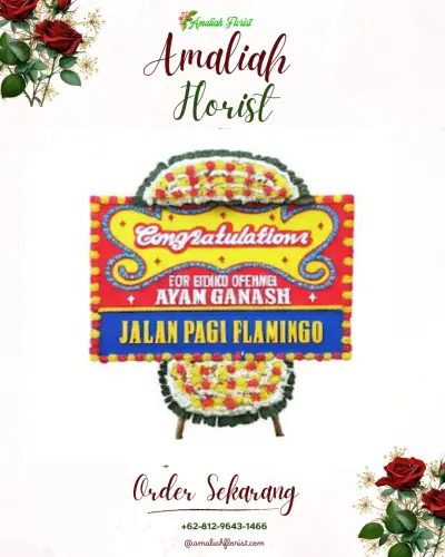 Bunga Papan Congratulation di Tegal Badeng Timur